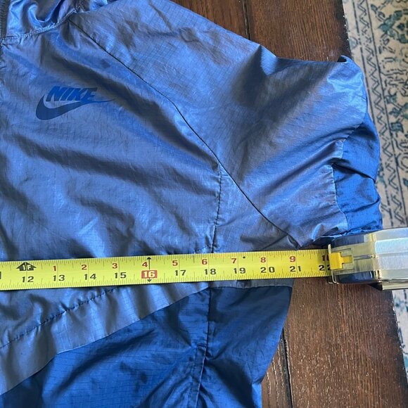 Nike Blue Vented Full Zip Activewear Windbreaker Jacket Women's Medium - Picture 9 of 10